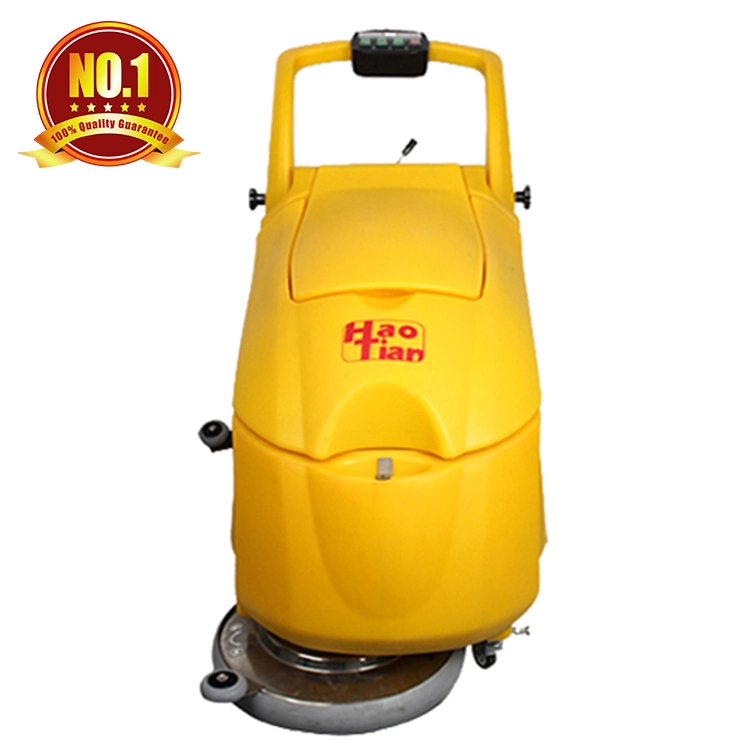 Commercial Walk Behind Scrubber Dryer Cleaning Machine Hand Push Floor Scrubber